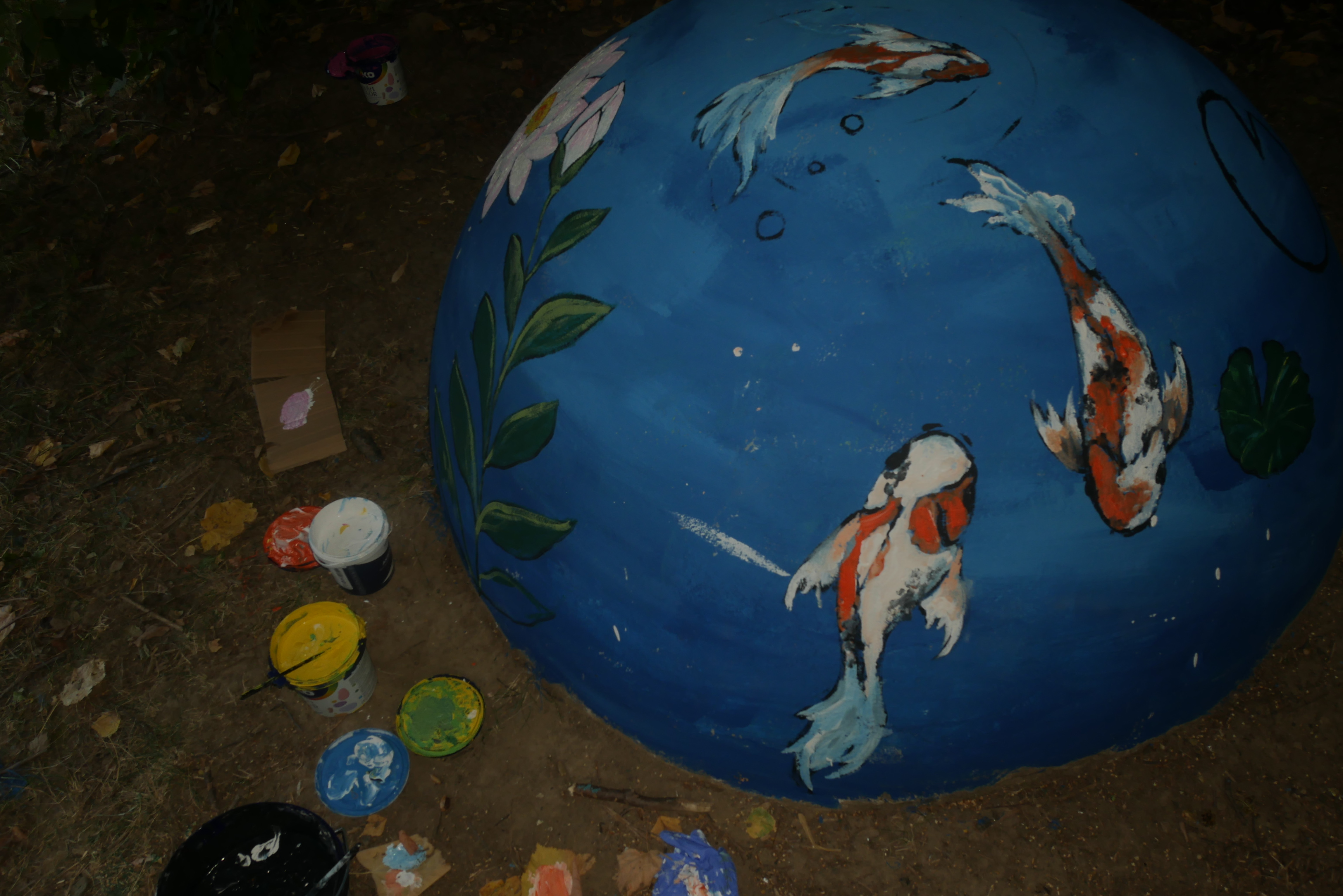 Colors of solidarity - Fish stone painting in south park