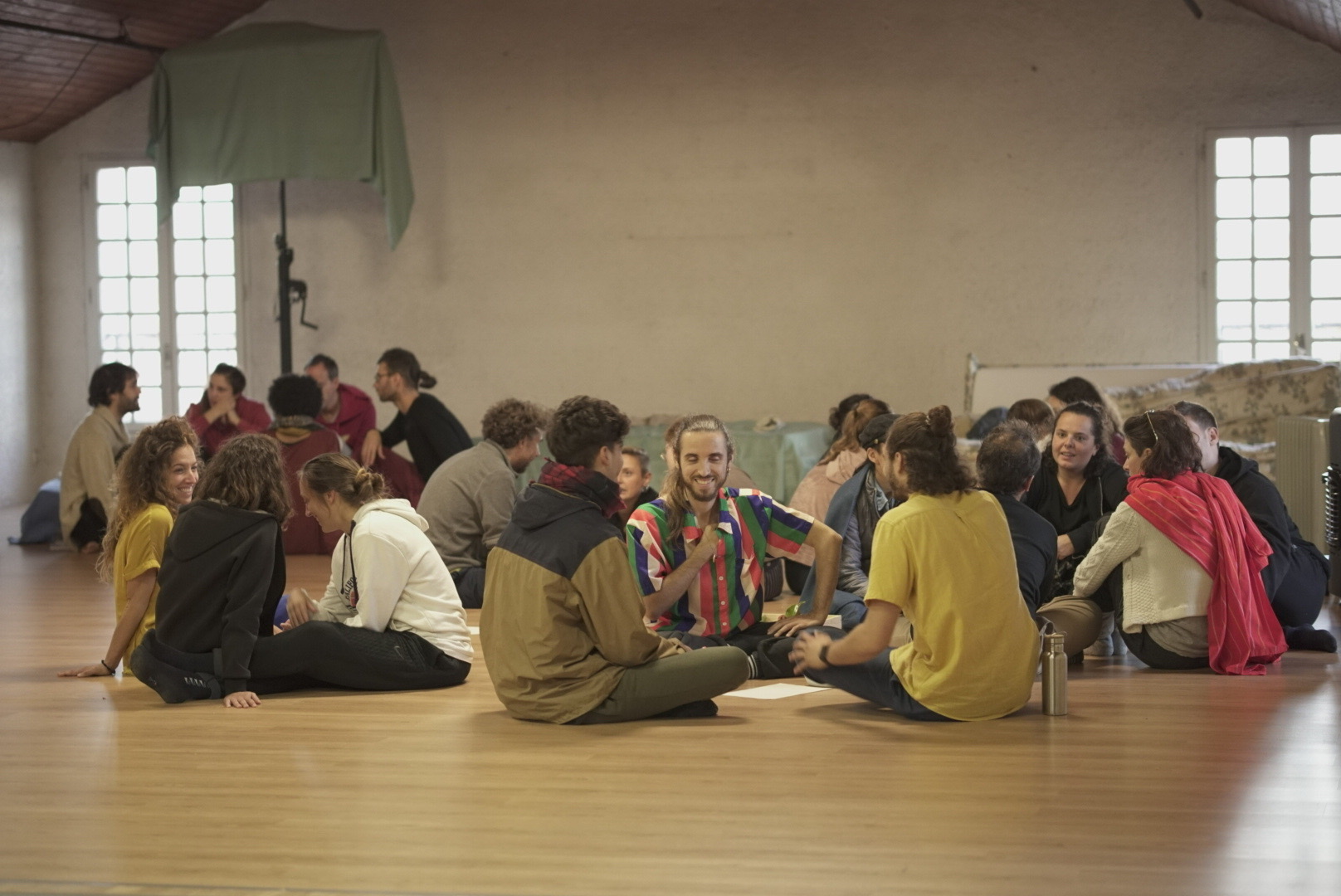 Participants in a workshop session during Youth in Contact